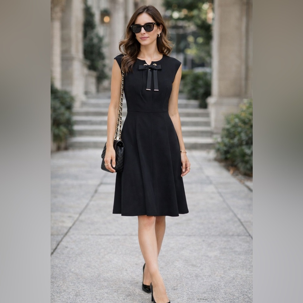 LAST CHANCE Karl Lagerfeld Bow Dress